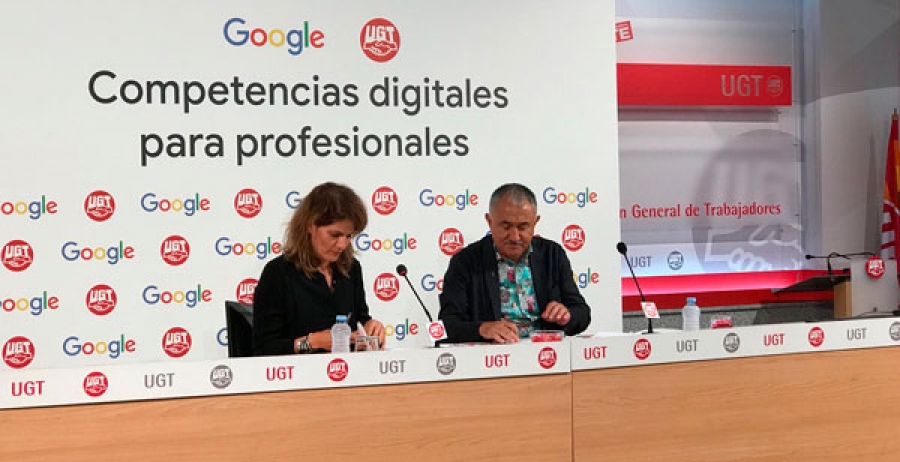 UGT y Google se unen para formar a trabajadores y trabajadoras de toda España en competencias digitales