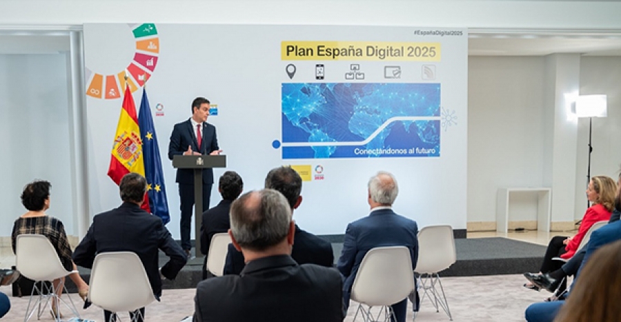 Pedro Sánchez presenta la Agenda España Digital 2025, que movilizará una inversión pública y privada de 70.000 millones de euros en el periodo 2020-2022